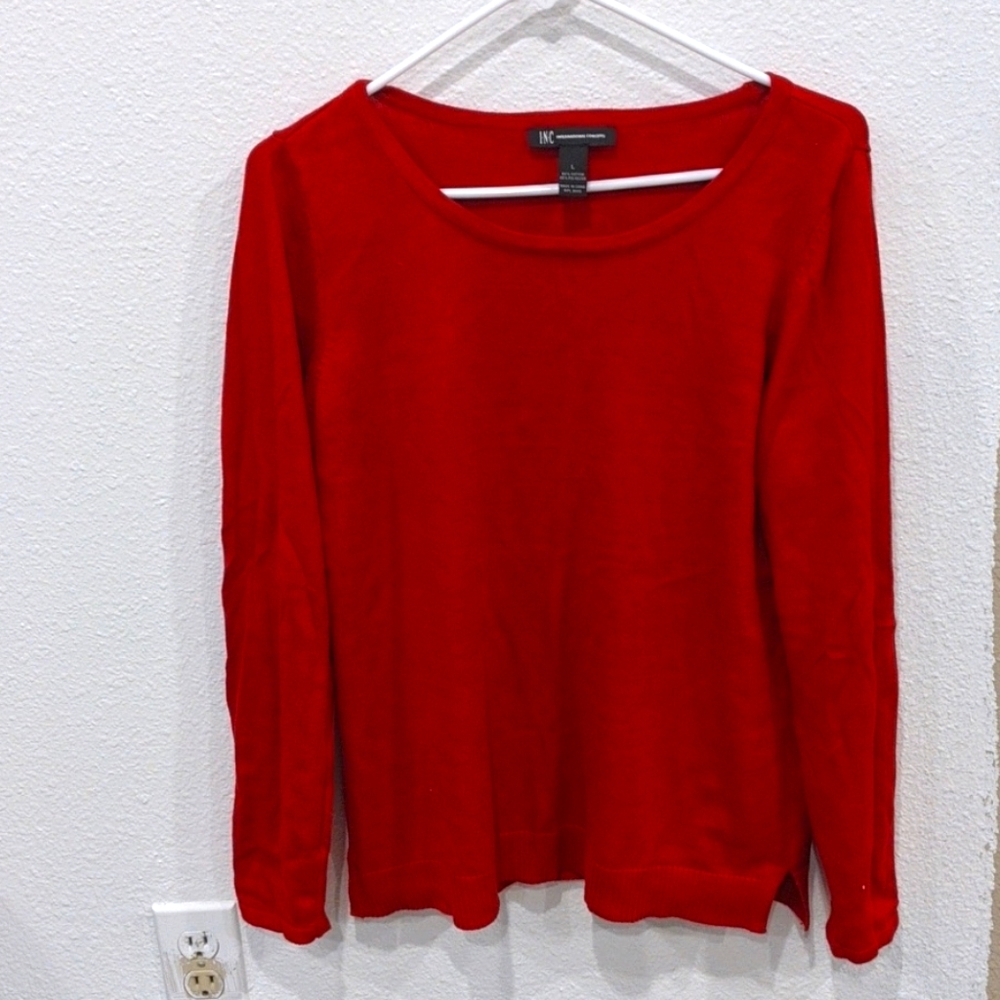 Red sweater